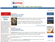 Tablet Screenshot of eperformer.com